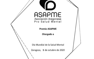 Colegio de Psicología y el Albergue de Zaragoza, premios ASAPME 2020
